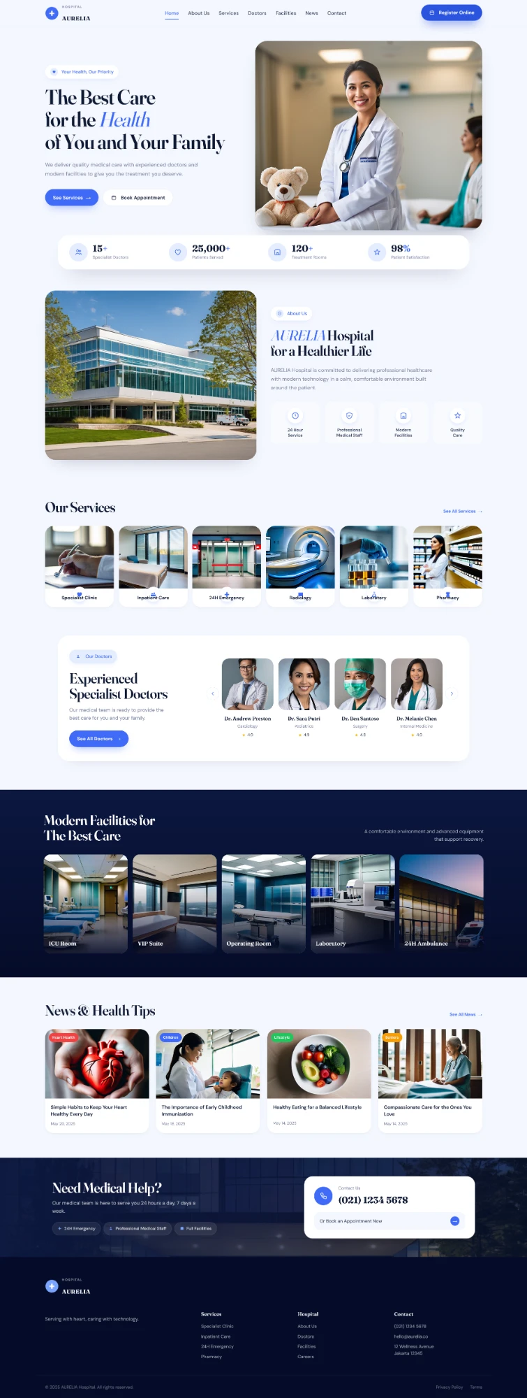 AURELIA — hospital care